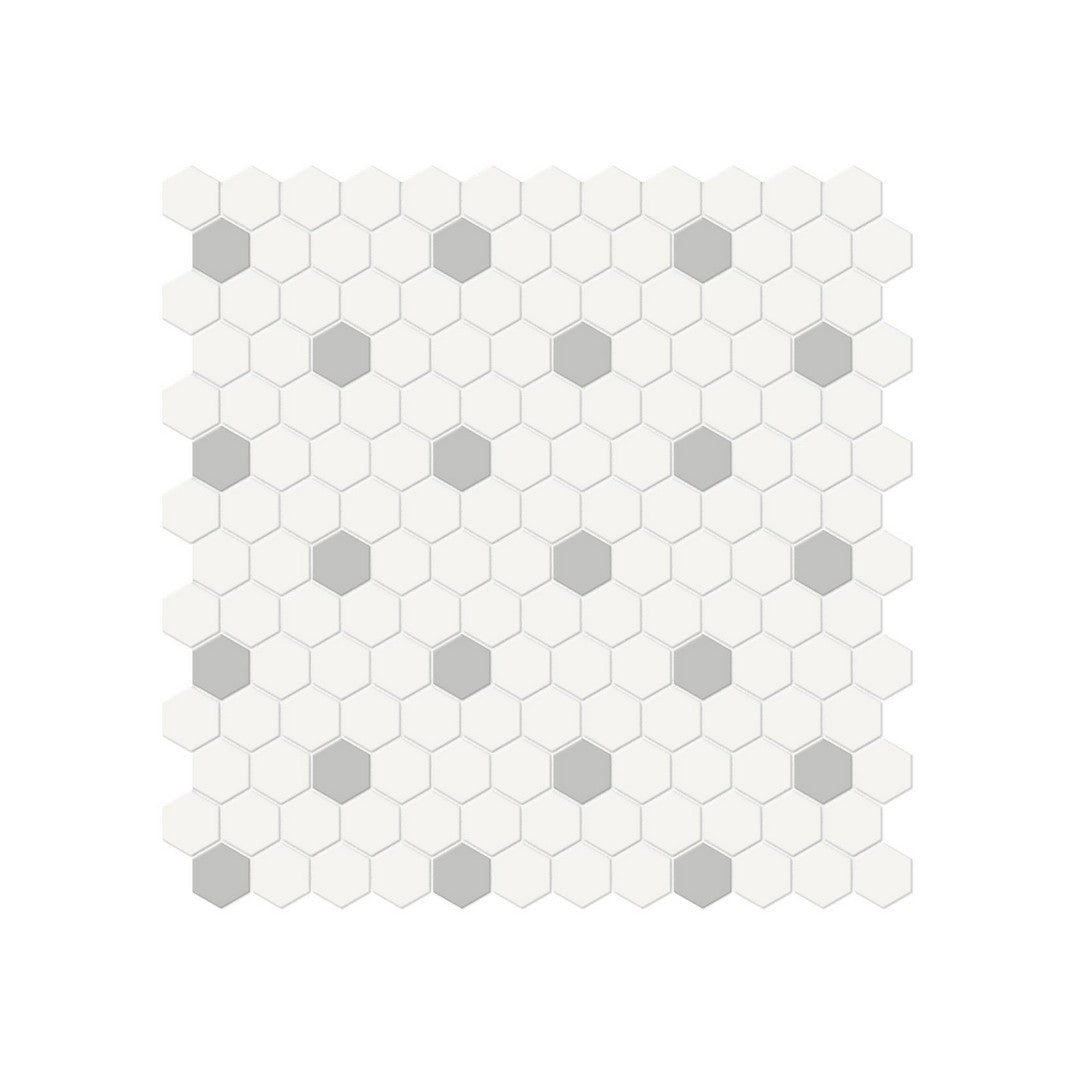 Anatolia 11.54" x 11.65" Soho Matte Porcelain 1" Hexagon Mosaic