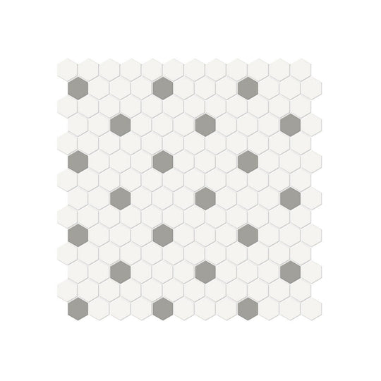 Anatolia 11.54" x 11.65" Soho Matte Porcelain 1" Hexagon Mosaic