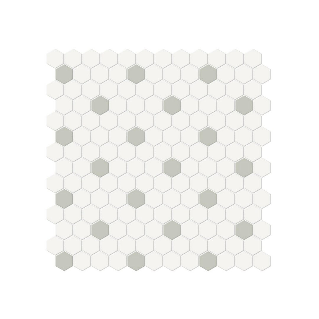 Anatolia 11.54" x 11.65" Soho Matte Porcelain 1" Hexagon Mosaic