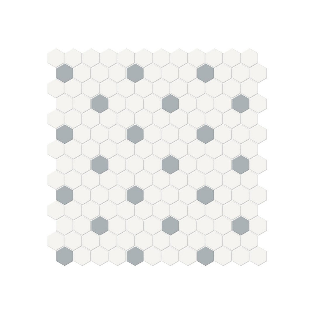 Anatolia 11.54" x 11.65" Soho Matte Porcelain 1" Hexagon Mosaic