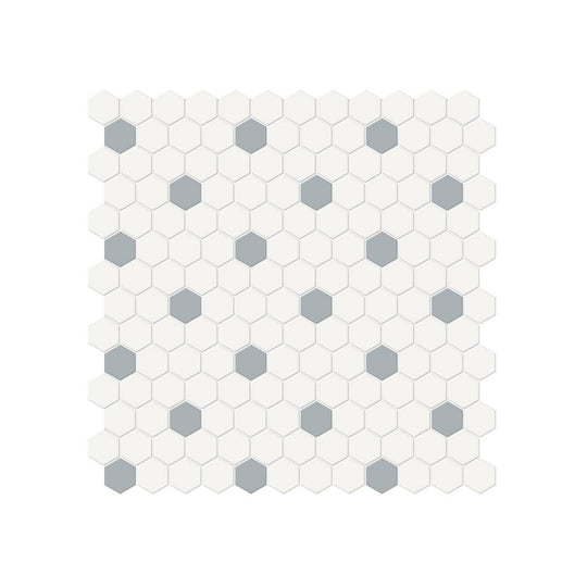Anatolia 11.54" x 11.65" Soho Matte Porcelain 1" Hexagon Mosaic
