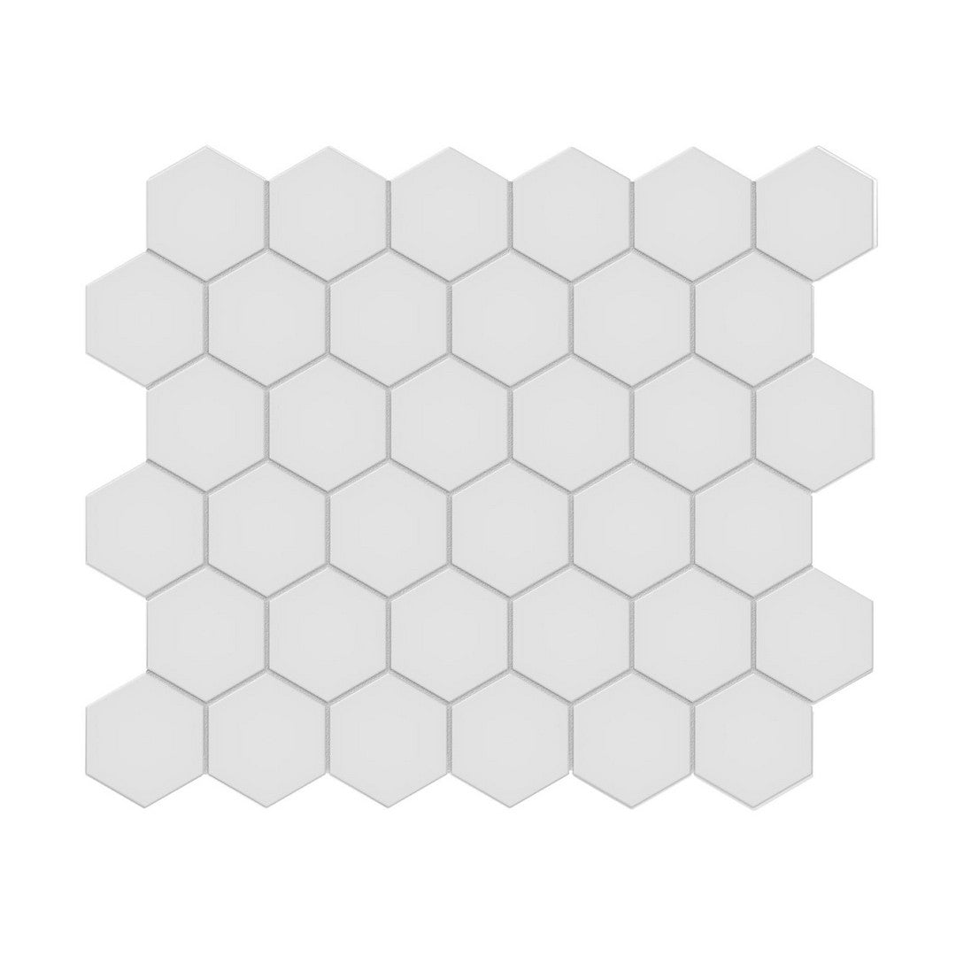 Anatolia 10.8" x 12.48" Soho Matte Porcelain 2" Hexagon Mosaic