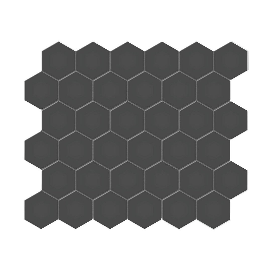 Anatolia 10.8" x 12.48" Soho Matte Porcelain 2" Hexagon Mosaic