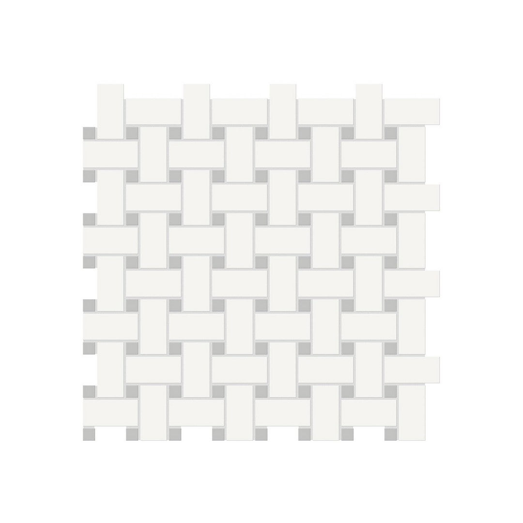 Anatolia 11.73" x 11.73" Soho Matte Porcelain Basketweave Mosaic