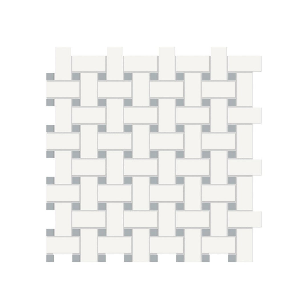Anatolia 11.73" x 11.73" Soho Matte Porcelain Basketweave Mosaic