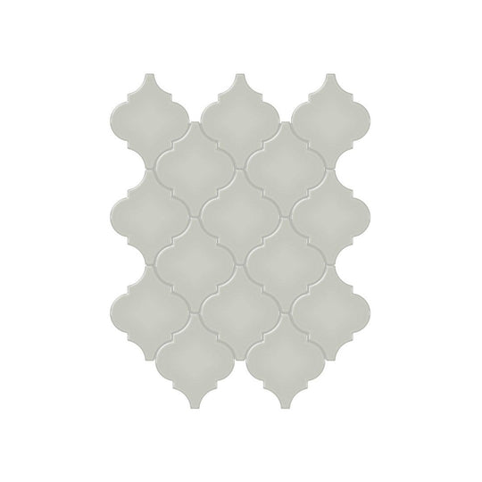 Anatolia 10.43" x 13.30" Soho Glossy Porcelain Beveled Arabesque Mosaic