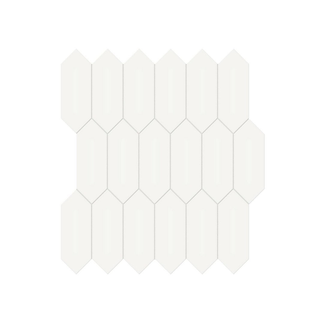 Anatolia 11.18" x 12.52" Soho Matte Porcelain 2×5" Picket Mosaic