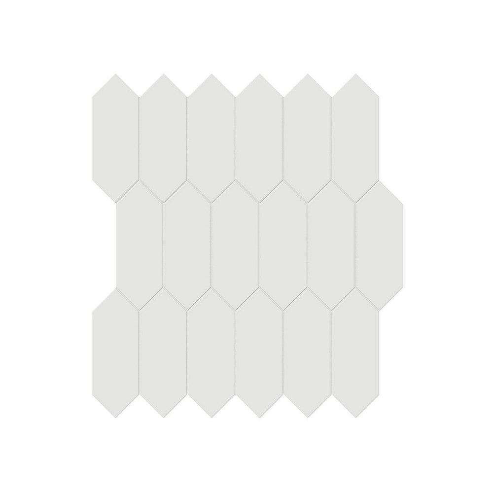 Anatolia 11.18" x 12.52" Soho Matte Porcelain 2×5" Picket Mosaic