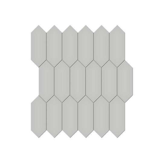 Anatolia 11.18" x 12.52" Soho Matte Porcelain 2×5" Picket Mosaic