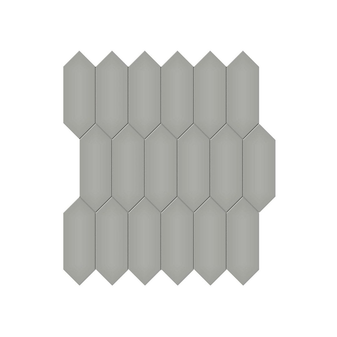 Anatolia 11.18" x 12.52" Soho Matte Porcelain 2×5" Picket Mosaic