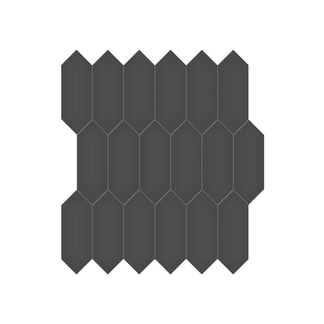 Anatolia 11.18" x 12.52" Soho Matte Porcelain 2×5" Picket Mosaic