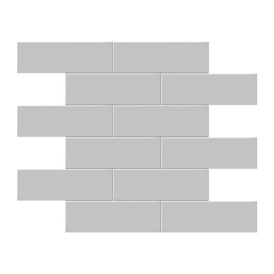 Anatolia 11.65" x 11.73" Soho Matte Porcelain 2×6" Brick Mosaic