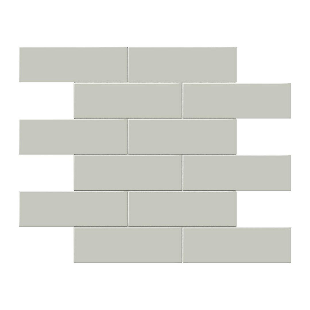 Anatolia 11.65" x 11.73" Soho Matte Porcelain 2×6" Brick Mosaic
