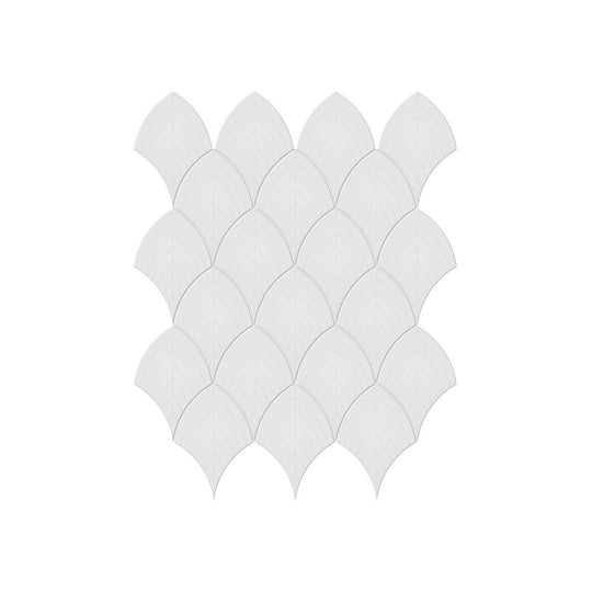 Anatolia 10.75" x 13.35" Soho Glossy Porcelain Scallop Mosaic