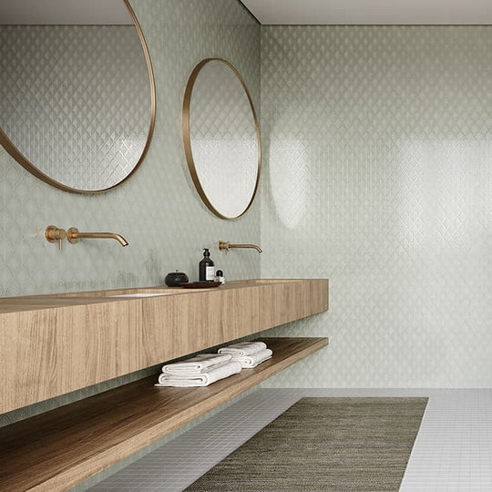 Anatolia-10.75-x-13.35-Soho-Glossy-Porcelain-Scallop-Mosaic-Soft-Sage