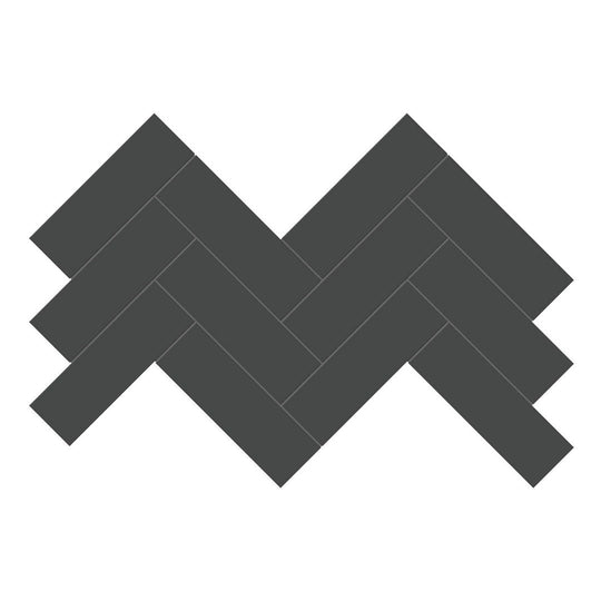 Anatolia 8.23" x 16.6" Soho Matte Porcelain 2×6" Herringbone Mosaic