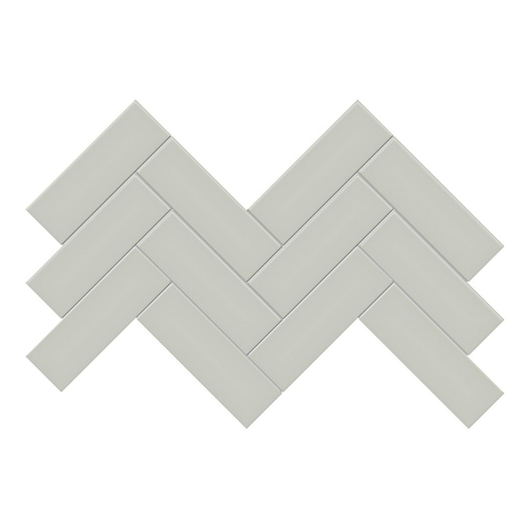 Anatolia 8.23" x 16.6" Soho Matte Porcelain 2×6" Herringbone Mosaic