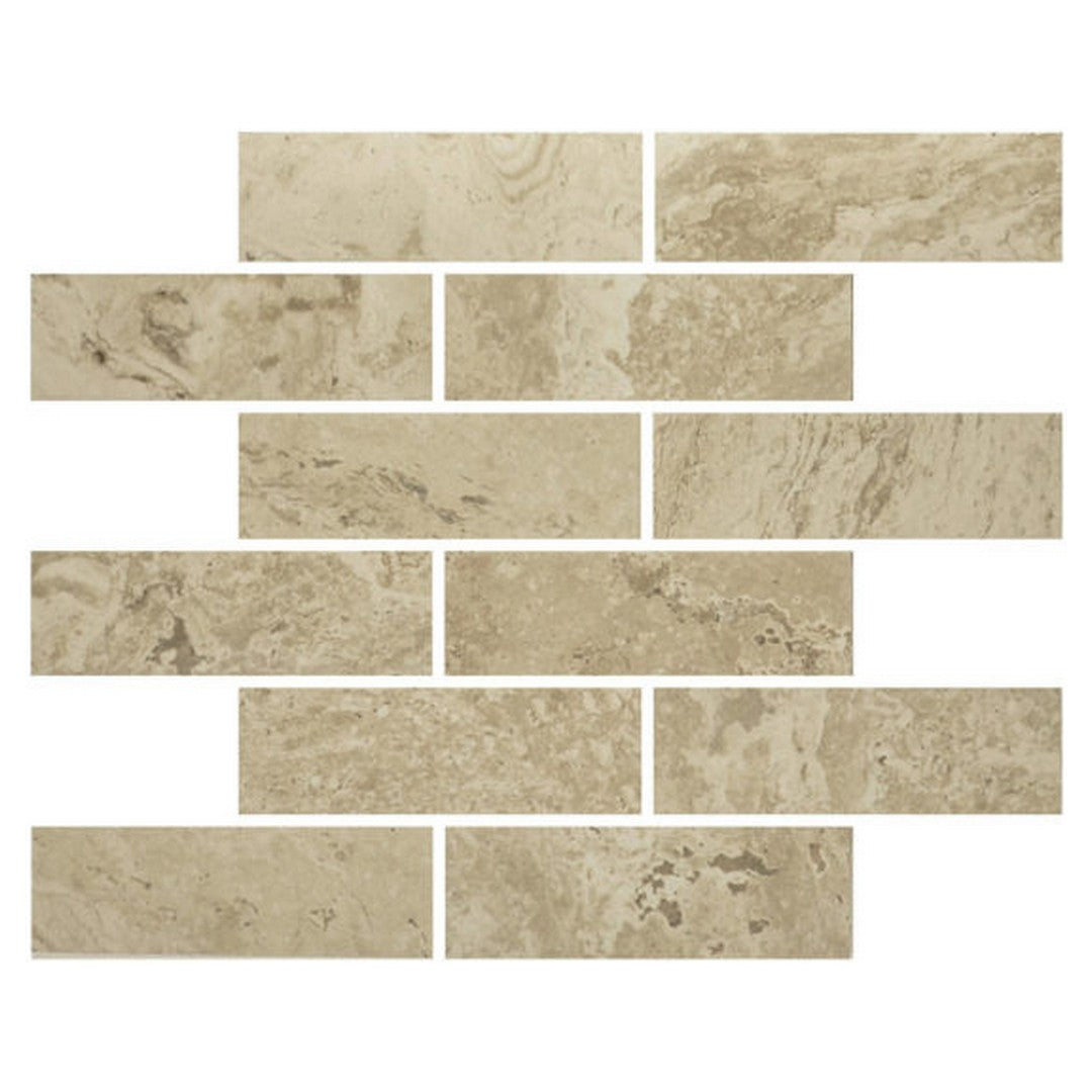 Anatolia 12" x 12" Antico Matte Porcelain 2x6" Mosaic