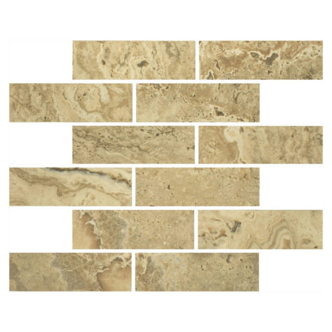 Anatolia 12" x 12" Antico Matte Porcelain 2x6" Mosaic