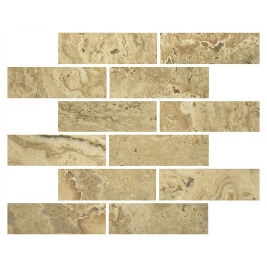 Anatolia 12" x 12" Antico Matte Porcelain 2x6" Mosaic