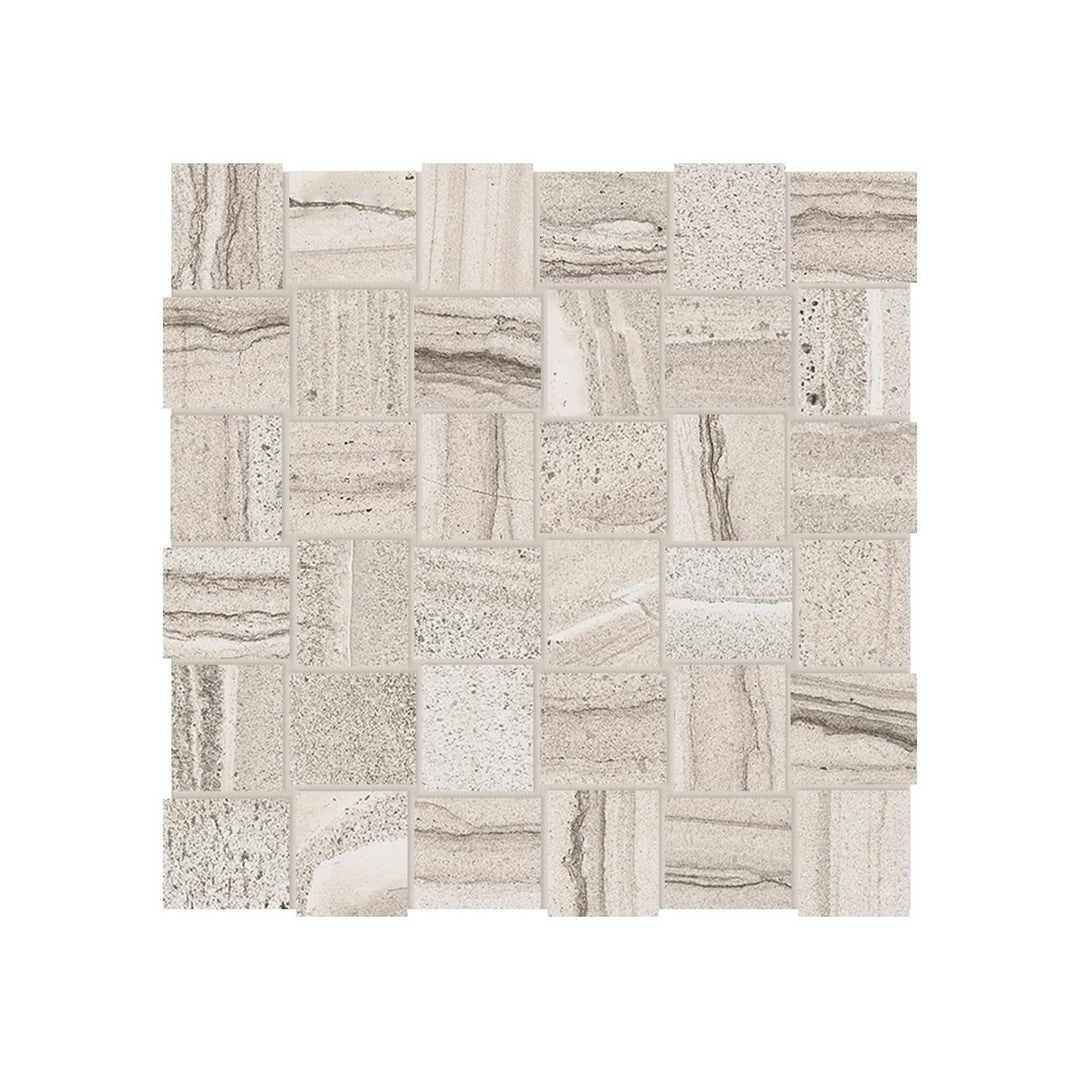 Anatolia 12" x 12" Amelia Matte Porcelain 2" Basketweave Mosaic