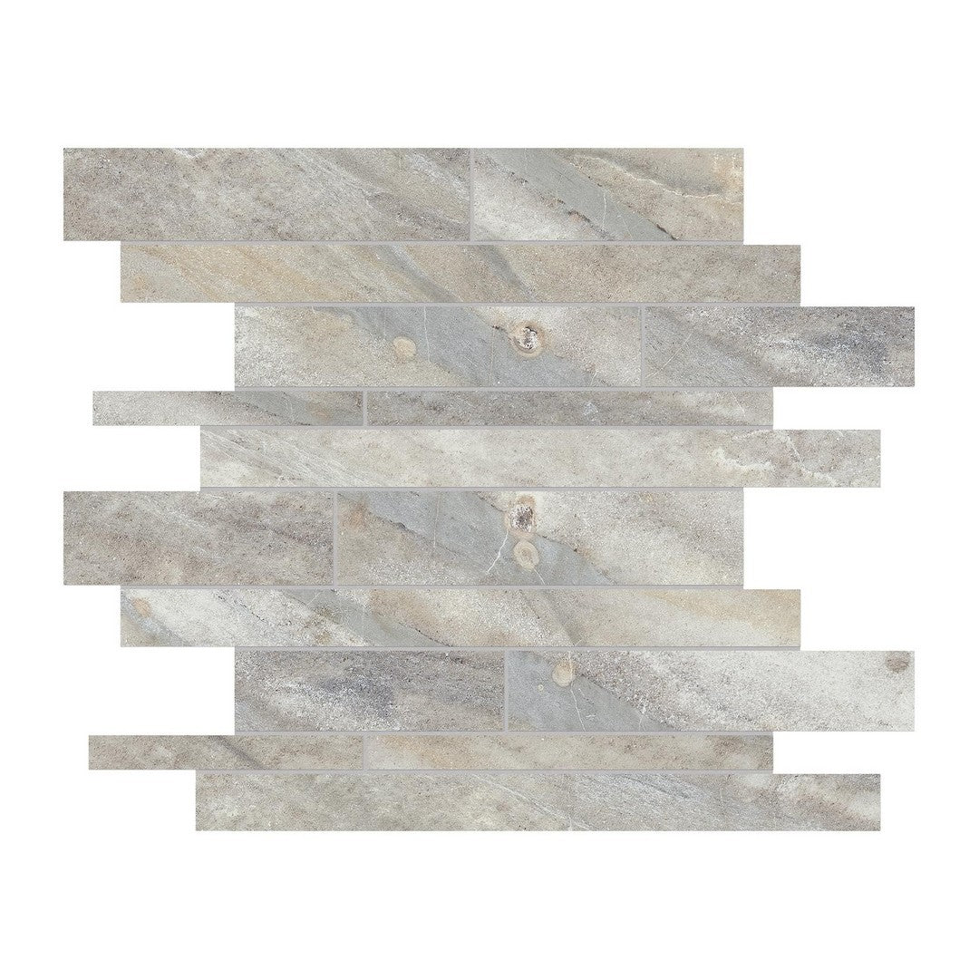Anatolia 12" x 12" Evolution Matte Porcelain Random Strip Mosaic