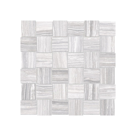 Anatolia 12" x 12" Eramosa Matte Porcelain 2" Basketweave Mosaic