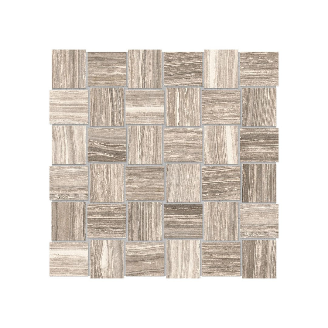 Anatolia 12" x 12" Eramosa Matte Porcelain 2" Basketweave Mosaic
