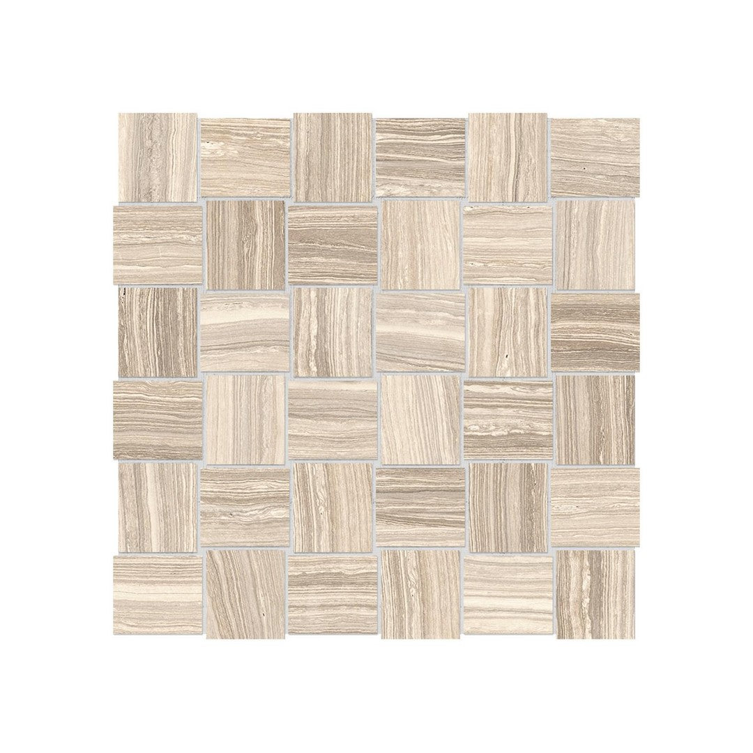 Anatolia 12" x 12" Eramosa Matte Porcelain 2" Basketweave Mosaic