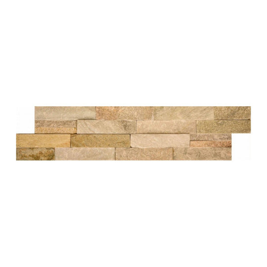 Qualis Ceramica 6" x 24" Ledgerstone Matte Natural Stone Tile