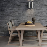 Qualis Ceramica 6" x 24" Ledgerstone Matte Natural Stone Tile