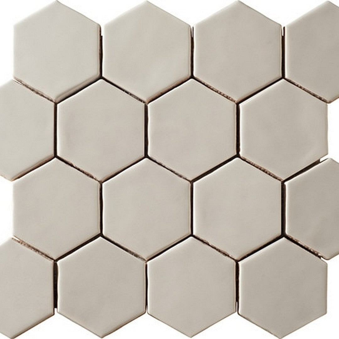 Marazzi Artistic Reflections 3" x 3" Matte Hexagon Mosaic