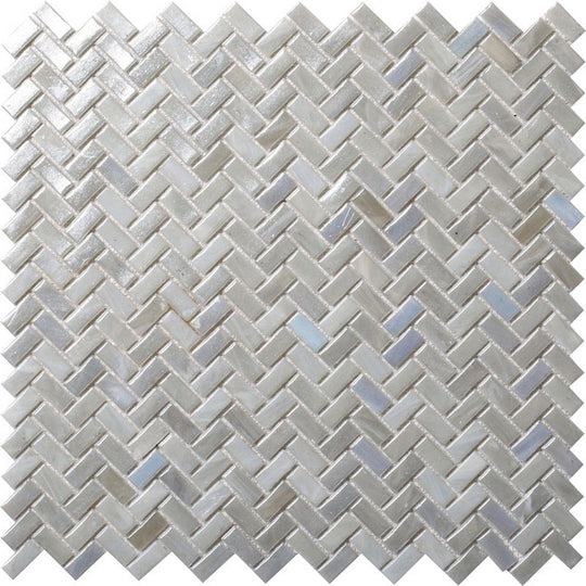 MiR Alma Glamour Espiga Glossy 11.8" x 11.9" Glass Mosaic