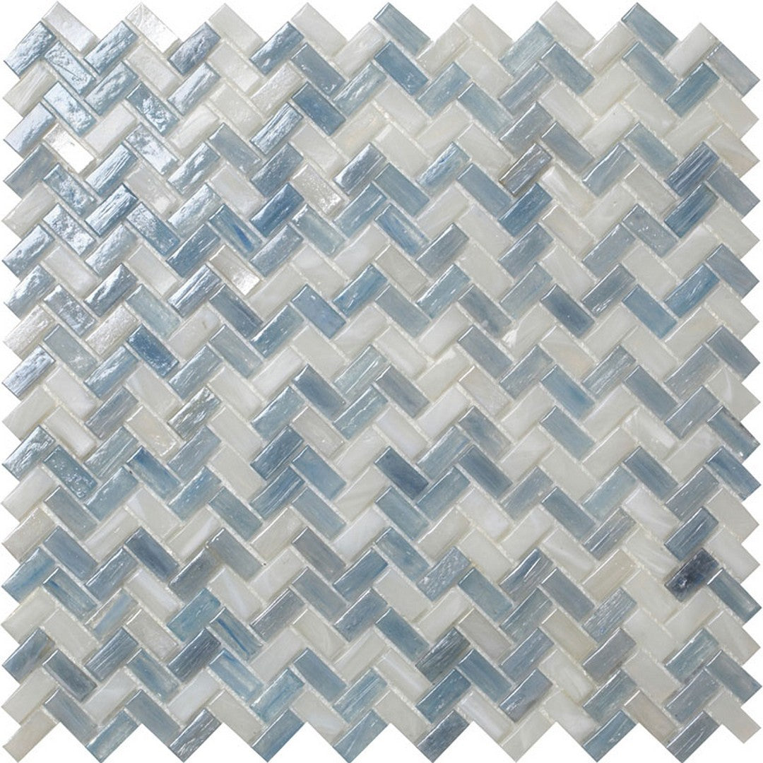 MiR Alma Glamour Espiga Glossy 11.8" x 11.9" Glass Mosaic