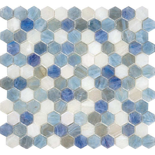 MiR Alma Glamour Cordoba Glossy & Matte 10.8" x 11.5" Glass Mosaic