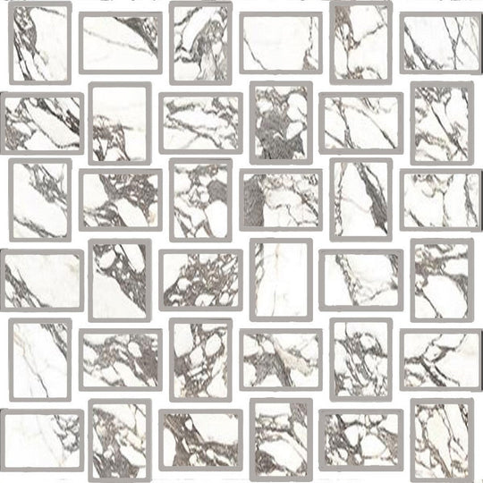 Tesoro 11.75" x 11.75" La Dolce Vita Rectified Matte Porcelain Basketweave Mosaic