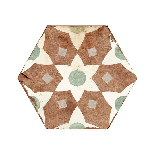 Maniscalco Stone 8" x 10" Alhambra Matte Porcelain Deco Tile