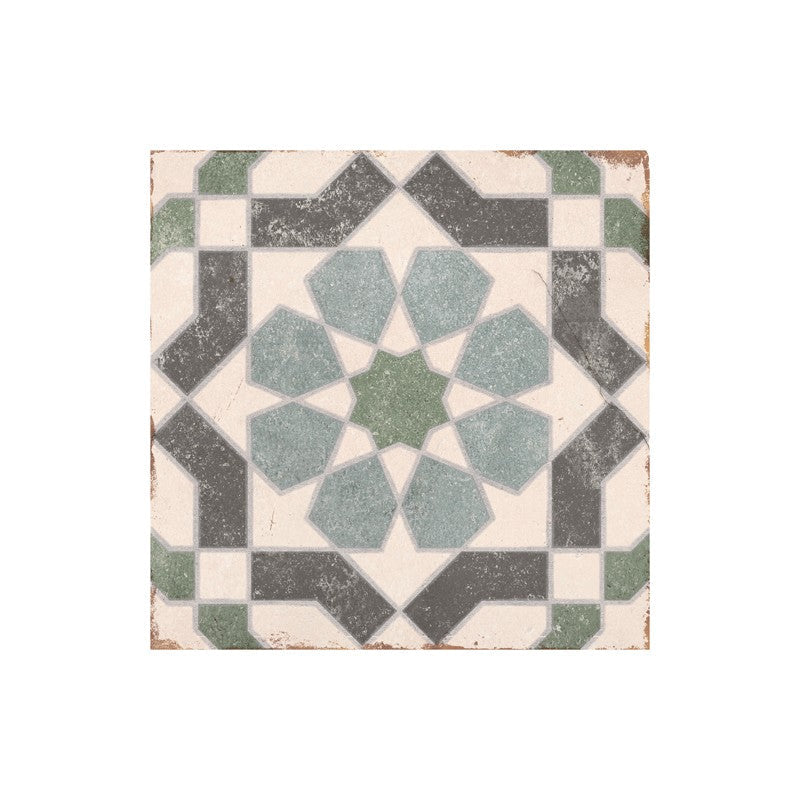Maniscalco Stone 8" x 8" Alhambra Matte Porcelain Deco Tile