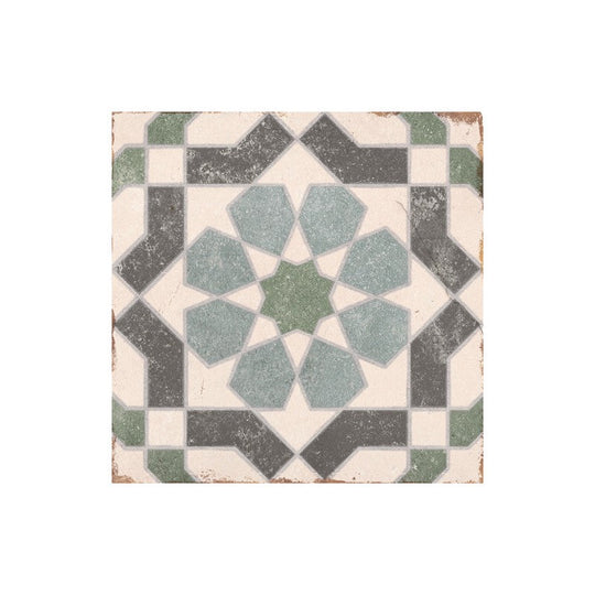 Maniscalco Stone 8" x 8" Alhambra Matte Porcelain Deco Tile