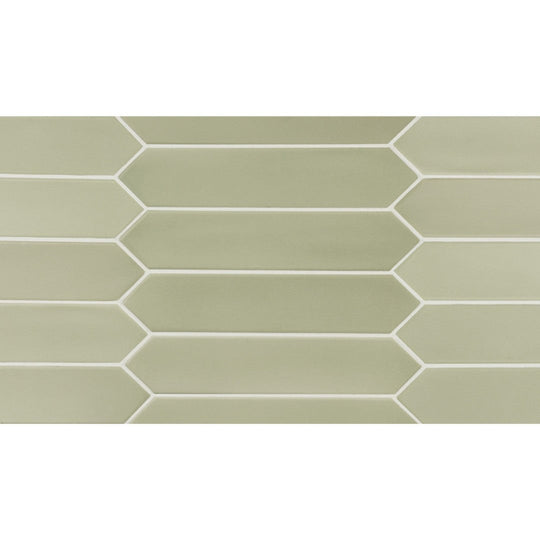 MiR Alfama 2" x 10" Matte Ceramic Pickets Tile