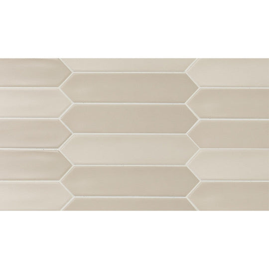 MiR Alfama 2" x 10" Matte Ceramic Pickets Tile