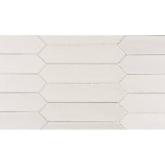 MiR Alfama 2" x 10" Matte Ceramic Pickets Tile