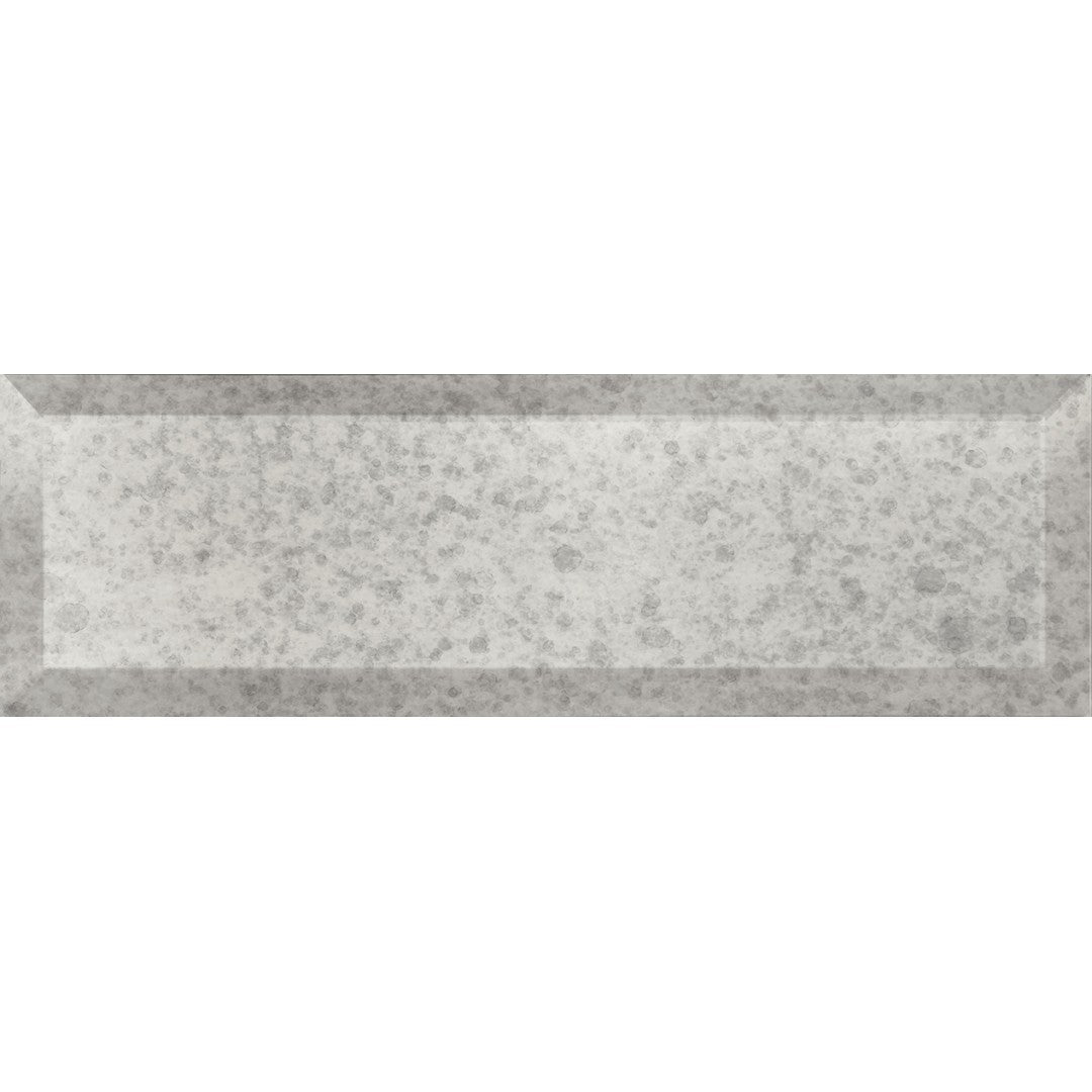 Crossville 3" x 9" Obsidian Gloss Antique Mirror Glass Tile