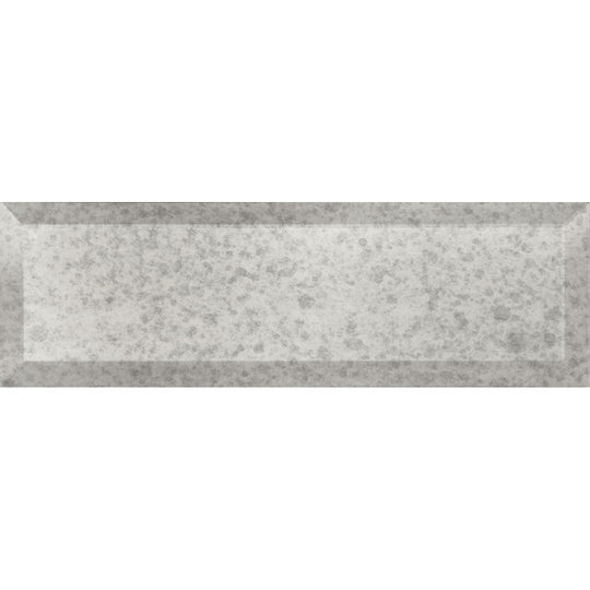Crossville 3" x 9" Obsidian Gloss Antique Mirror Glass Tile