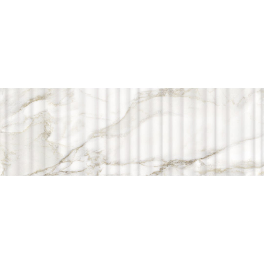 Crossville Studios 12" x 36" Raffino Rectified Matte Alto Deco Ceramic Wall Tile