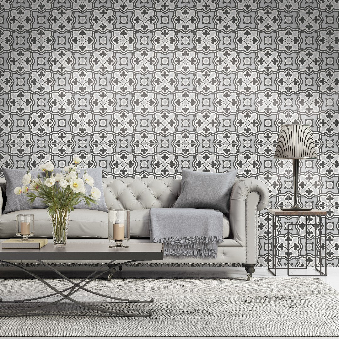 Crossville-8-x-8-Form-Matte-Porcelain-Baroque-Deco-Tile-Ice