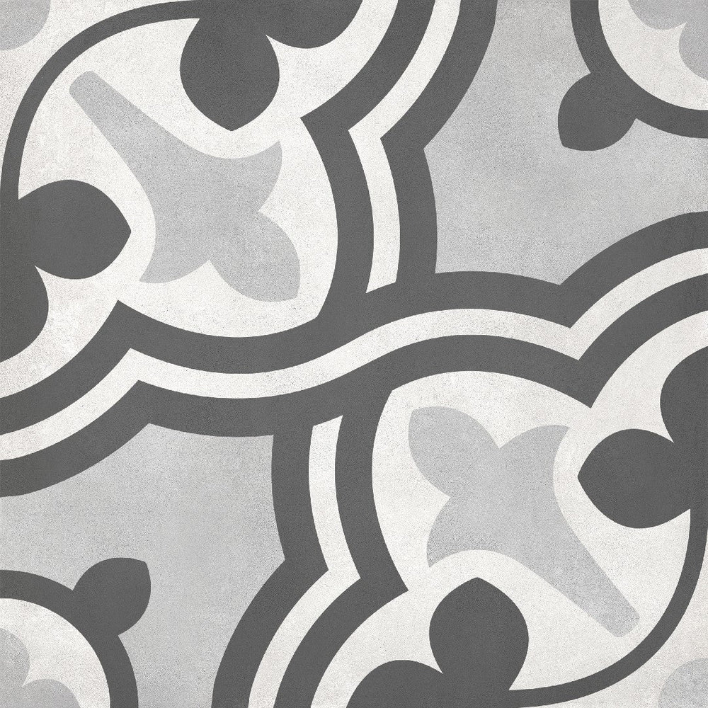 Crossville 8" x 8" Form Matte Porcelain Baroque Deco Tile