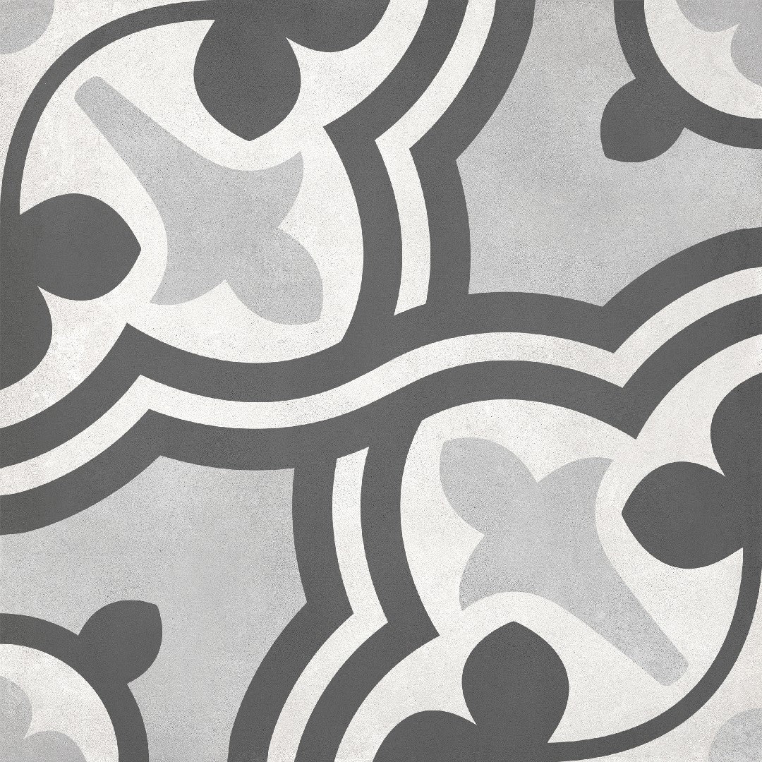 Crossville 8" x 8" Form Matte Porcelain Baroque Deco Tile