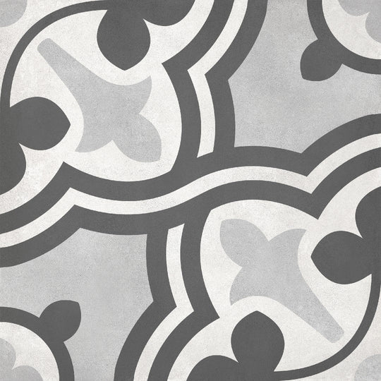 Crossville 8" x 8" Form Matte Porcelain Baroque Deco Tile