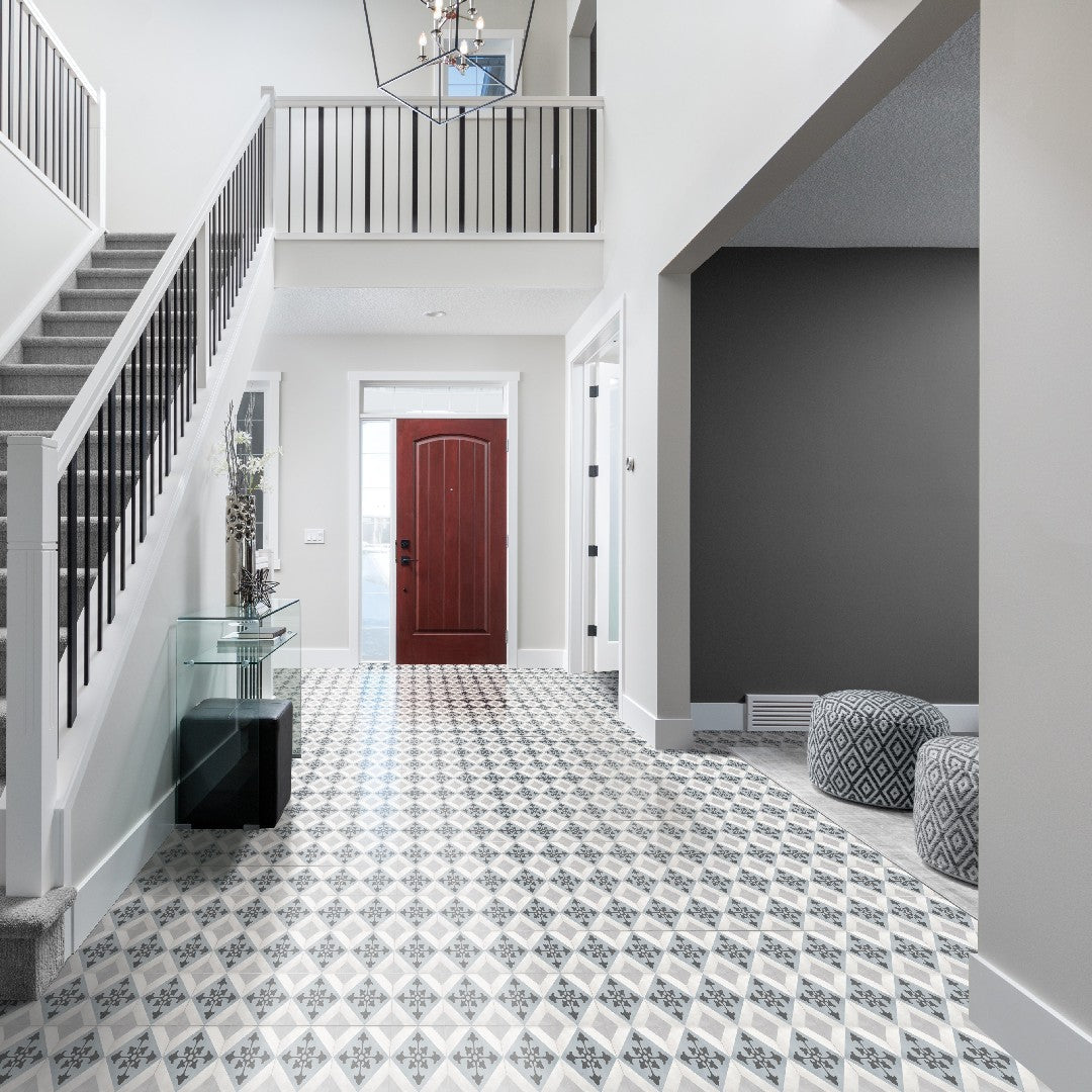 Crossville-8-x-8-Form-Matte-Porcelain-Northstar-Deco-Tile-Ice